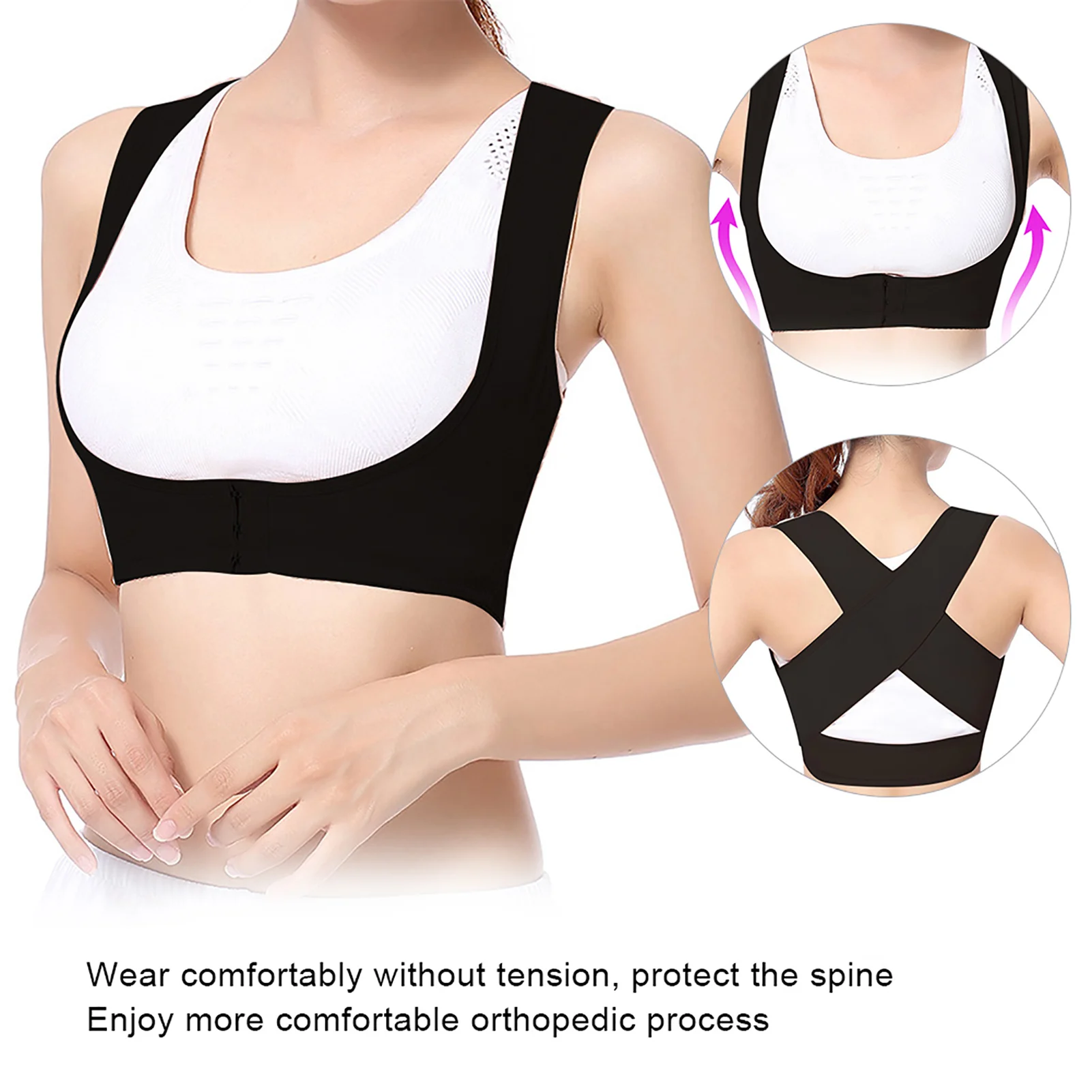 Adult Men Women Posture Corrector Brace Back Spine Support Hunchback Correction Belt Hunchback Correction Belt Posture Corrector 3