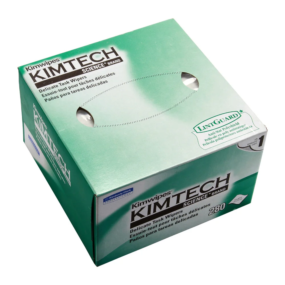 Factory Price KIMTECH Kimwipes Fiber Cleaning Paper Packes Kimperly Wipes Optical Fiber Wiping Paper USA Import