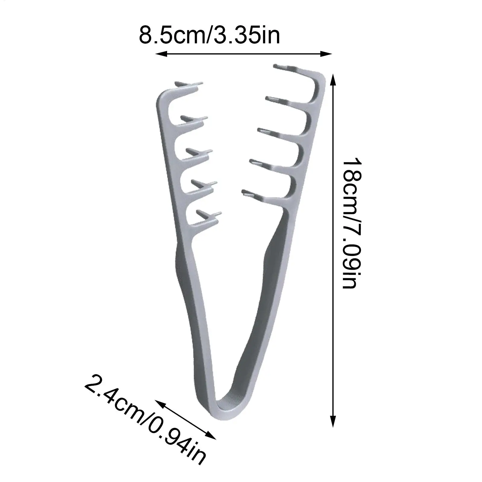 Pettine per capelli volumizzante a denti larghi Strumenti per arricciare Texture soffice per uomo Ideale per tutti i tipi di capelli Strumenti per acconciature - immagine 6