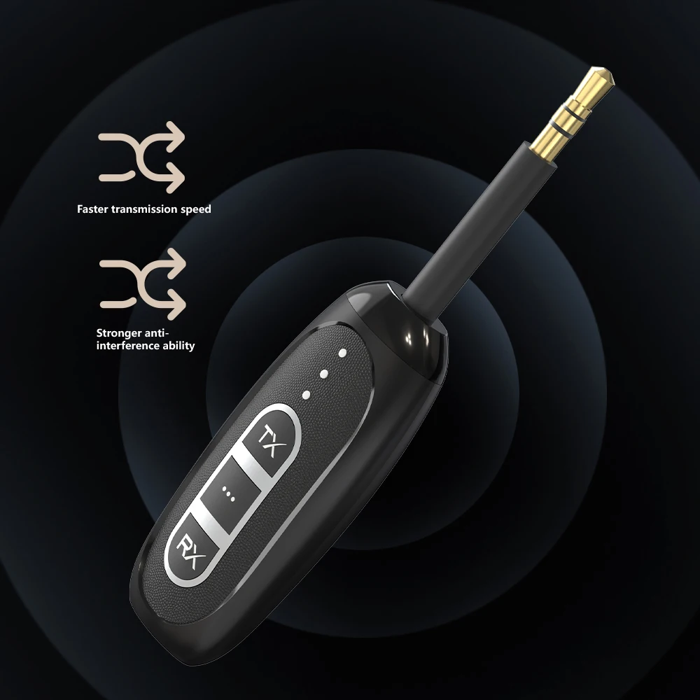 3-in-1 Bluetooth 5.4 Receiver Transmitter RX/TX/Broadcast 3.5mm AUX Jack Wireless Audio Adapter for TV PC Headphone Car Speaker bluetooth adapter bluetooth audio receiver bluetooth transceiver adapter audio adapter bluetooth aux adaptor
