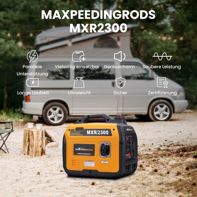 Générateur portable MAXPEEDINGRODS 2300 W pour appareils sensibles avec compteur numérique 1