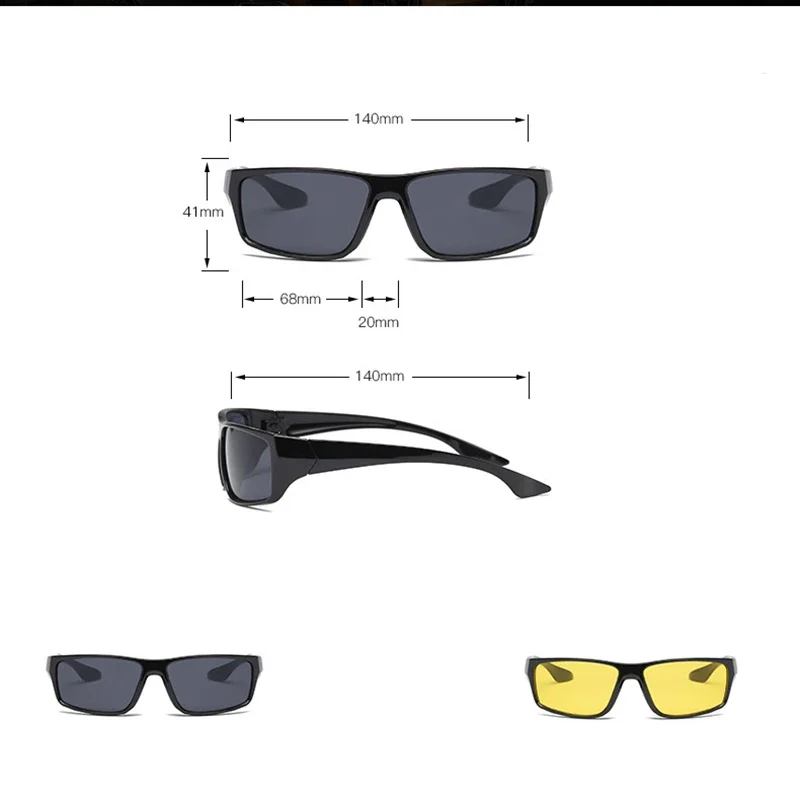 Car Anti-glare Night Goggles Sunglasses Motorcycle Driving Glasses  Night-vision Glasses Protective Uv400 Drivers Goggles - Glasses - AliExpress