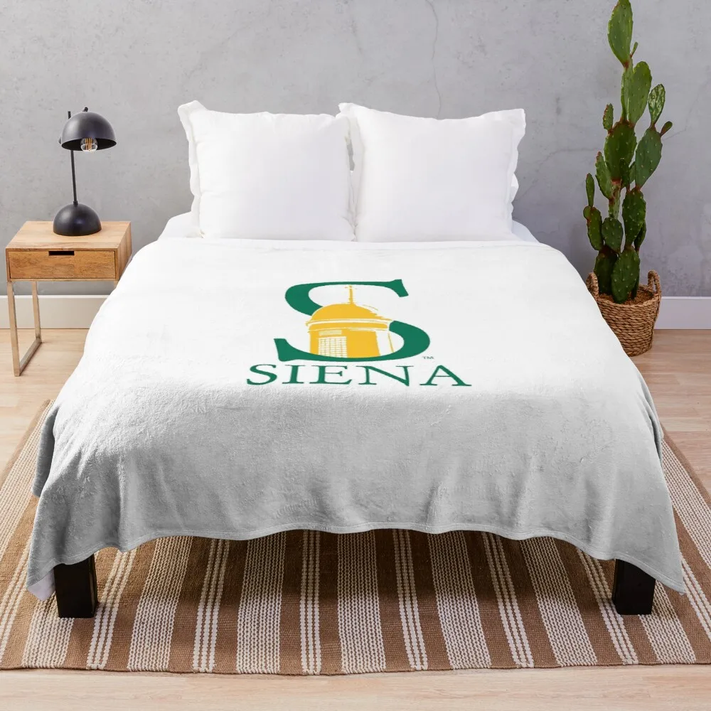 

Siena College Throw Blanket Luxury Thicken Fleece Blanket