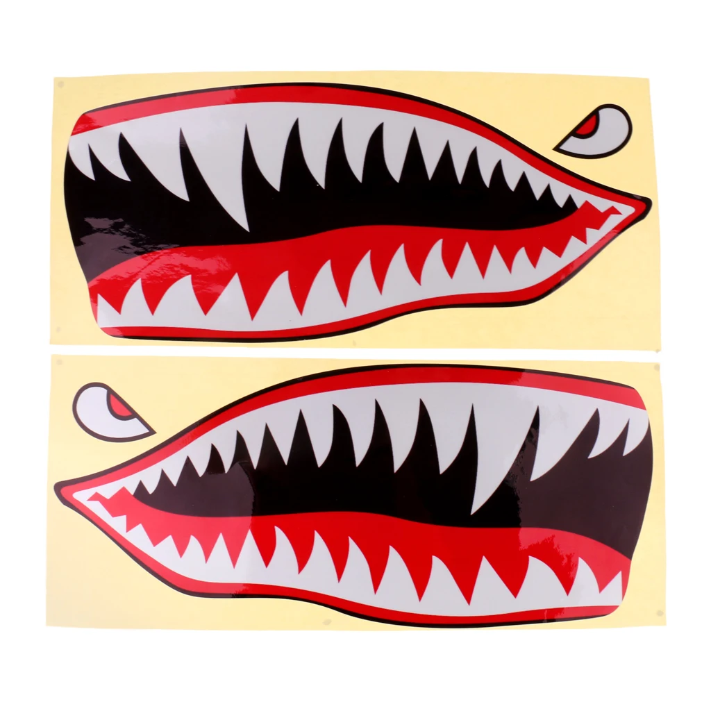 

42x18cm Mouth Decal Sticker for Car Truck Kayak Boat Fishing
