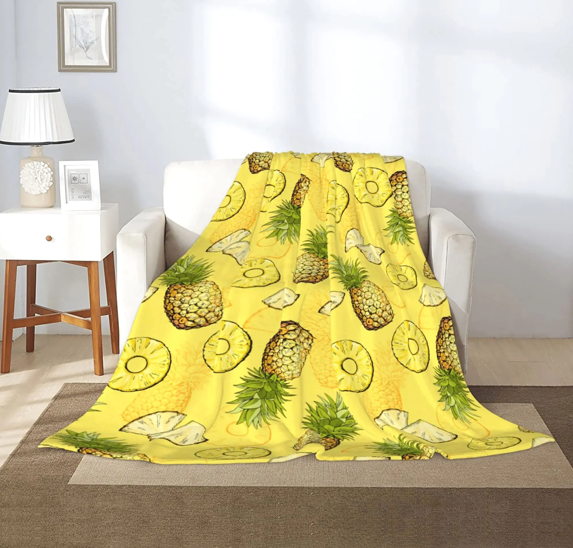 Pineapple blanket sale
