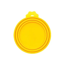 Eco - Friendly Reusable Silicone Pet Food Lid - Keeps Food Fresh & Odor - Free (1PCS - Yeelow)