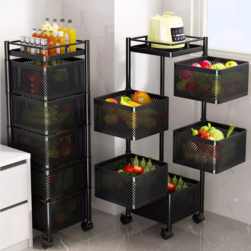 

Food Cart Trolley Rolling Kitchen Shelf Serving Basket Utility Trolley Storage Grocery Tool Archivadore Restaurant Furniture