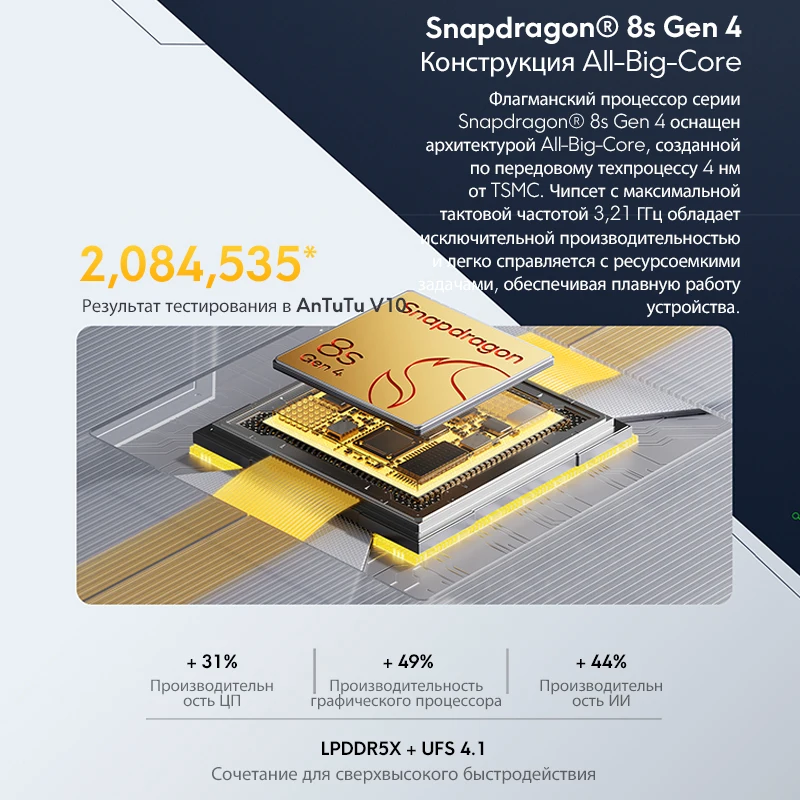 5G Smartphone with 6.83 AMOLED Display and 50MP Camera
