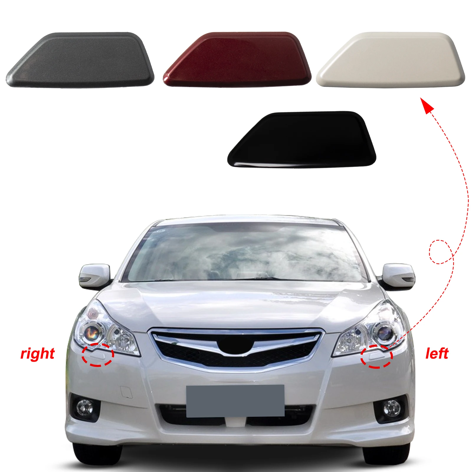 Para Lexus LS460 2010 2011 2012 Carcasa De Faro De Coche Cubierta De