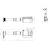 Air Filter Chimney with Daytime Driving LED Light for 1/14 Tamiya RC Truck New King Hauler Tamiya LESU Trariler Tractor Parts 5