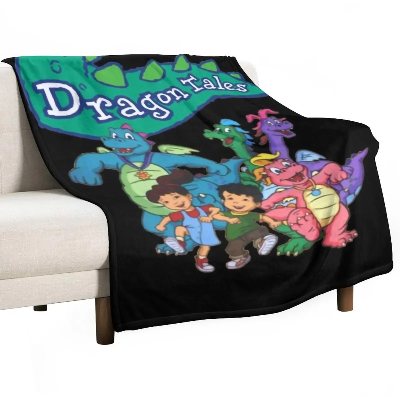 

Классическое графическое одеяло Dragon Tales
