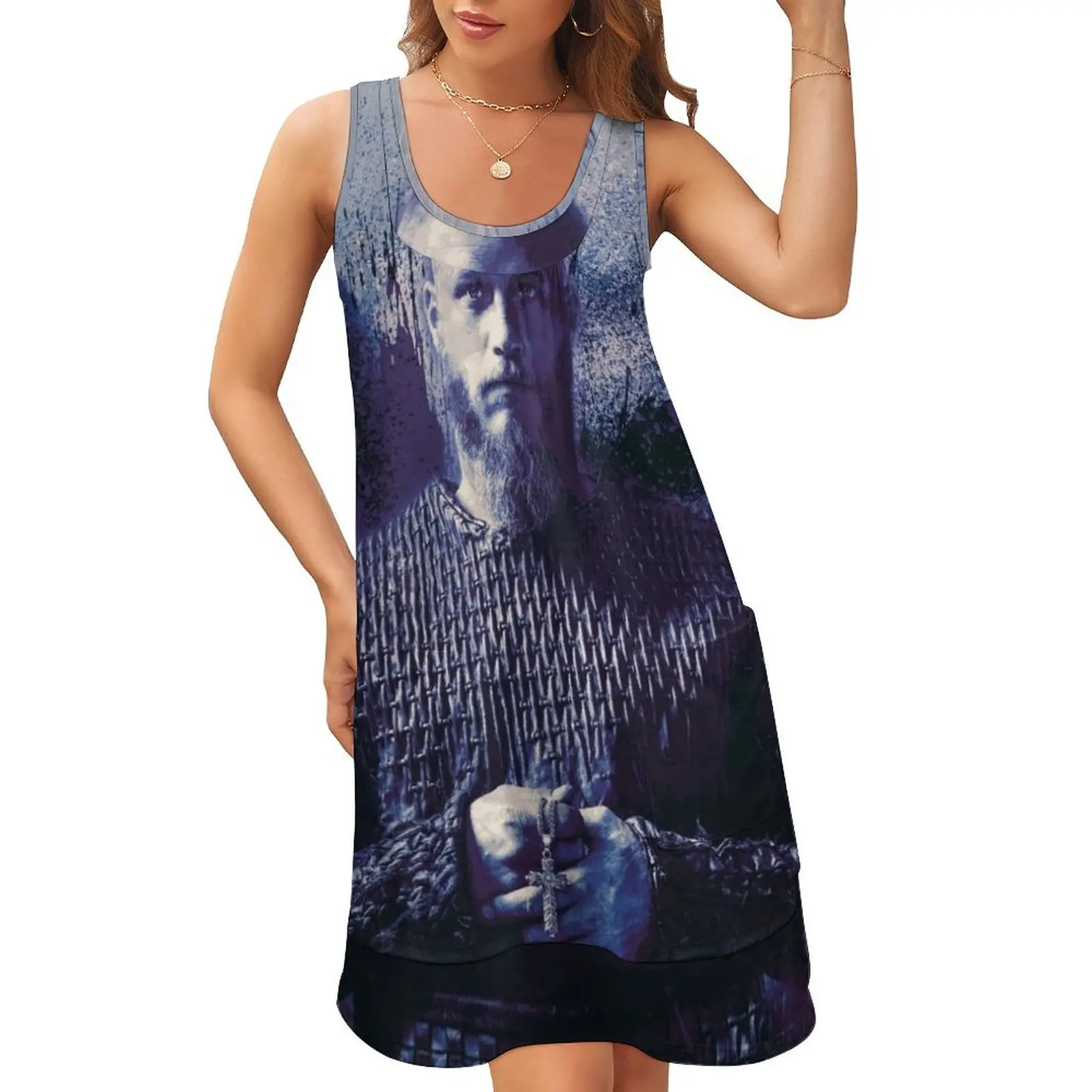 

Ragnar Lothbrok 1 Sleeveless U-Neck Fake Two Piece Dress dresses for womens 2024 women's fashion dresses