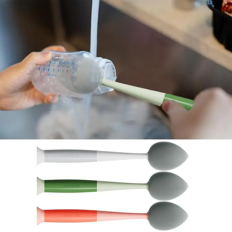 

Bottle Cup Lid Detail Brush Baby Pacifier Cleaning Brush Detachable Long-Handed Bottle Cleaner Multi-Function Groove Cleaner