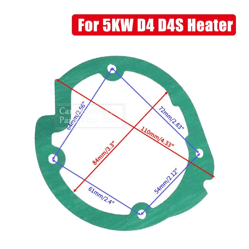 Burner Gasket 20x Burner Gaskets Diesel Parking Heater Burner Combustion Chamber Gasket 2KW 5KW Fit Eberspacher Airtronic D2 D4 D4S