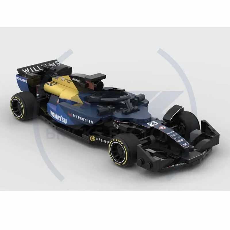 MOC-199600 Building Block F1 Rally Car FW46 Mini Racing