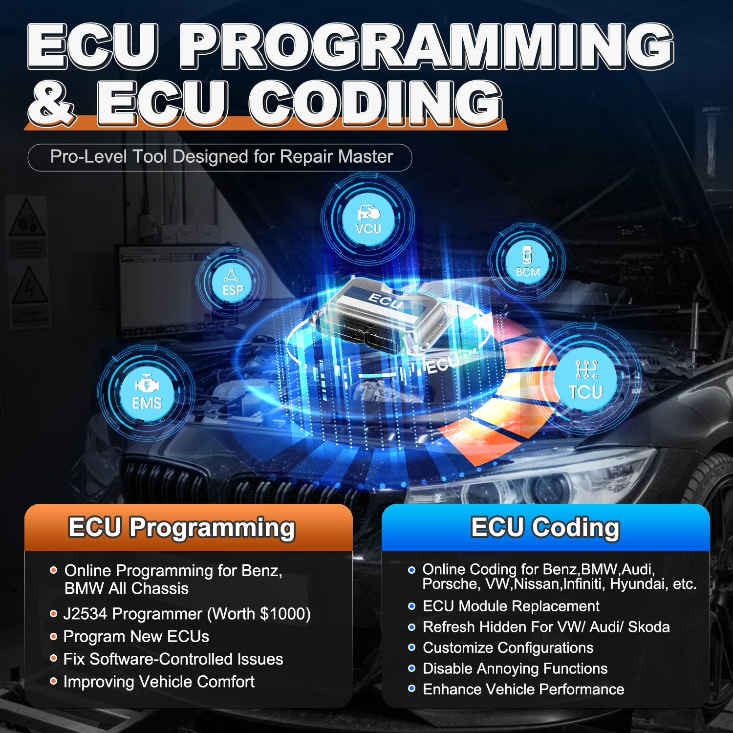 Autel MaxiSys Ultra EV Intelligent EV Diagnostic Tool With EVDiag Kit VCMI EV High-Voltage System&Battery Pack Analysis PK Ultra - Image 5