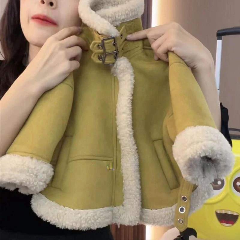 Girls Korean Jacket Fall and Winter Section New Thickened Padded Boys Children's Jacket