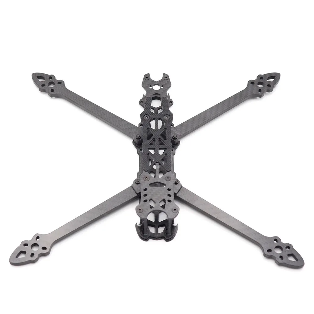 Assemblage du kit cadre drone FPV Mark4 7 pouces 295mm avec des pièces de rechange, prêt pour la course freestyle.