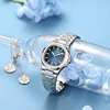 ROCOS Luxury Brand Watch Nautilus Ladies High Quality Fashion Quartz Blue Dial Square Wrist Watch Women's Waterproof Watch R139L 2