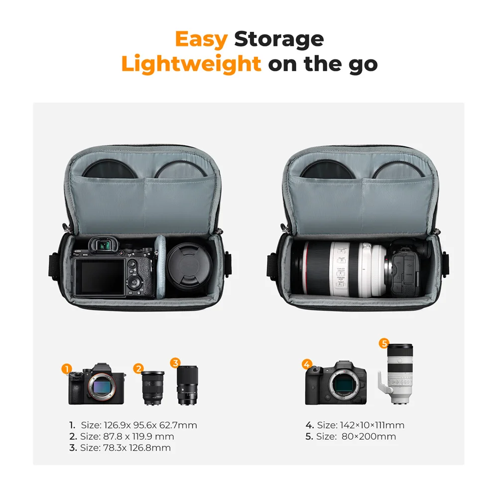 ★人気★【 】★CKJ Sports Essential Camera Bag★ K&F Concept Photography Camera Bag Waterproof Travel Single