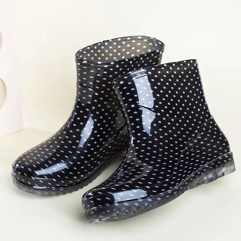 Botines De Lluvia Para Mujer Con Forro Polar – Impermeables, Cálidos Y Antideslizantes