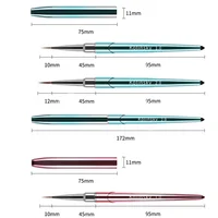 Kolinsky Nail Brush Art Painting 3D Acrylic Carving Gel Brushes Metal Pens Application Liner Drawing Pen Watercolor Nail Tools 2