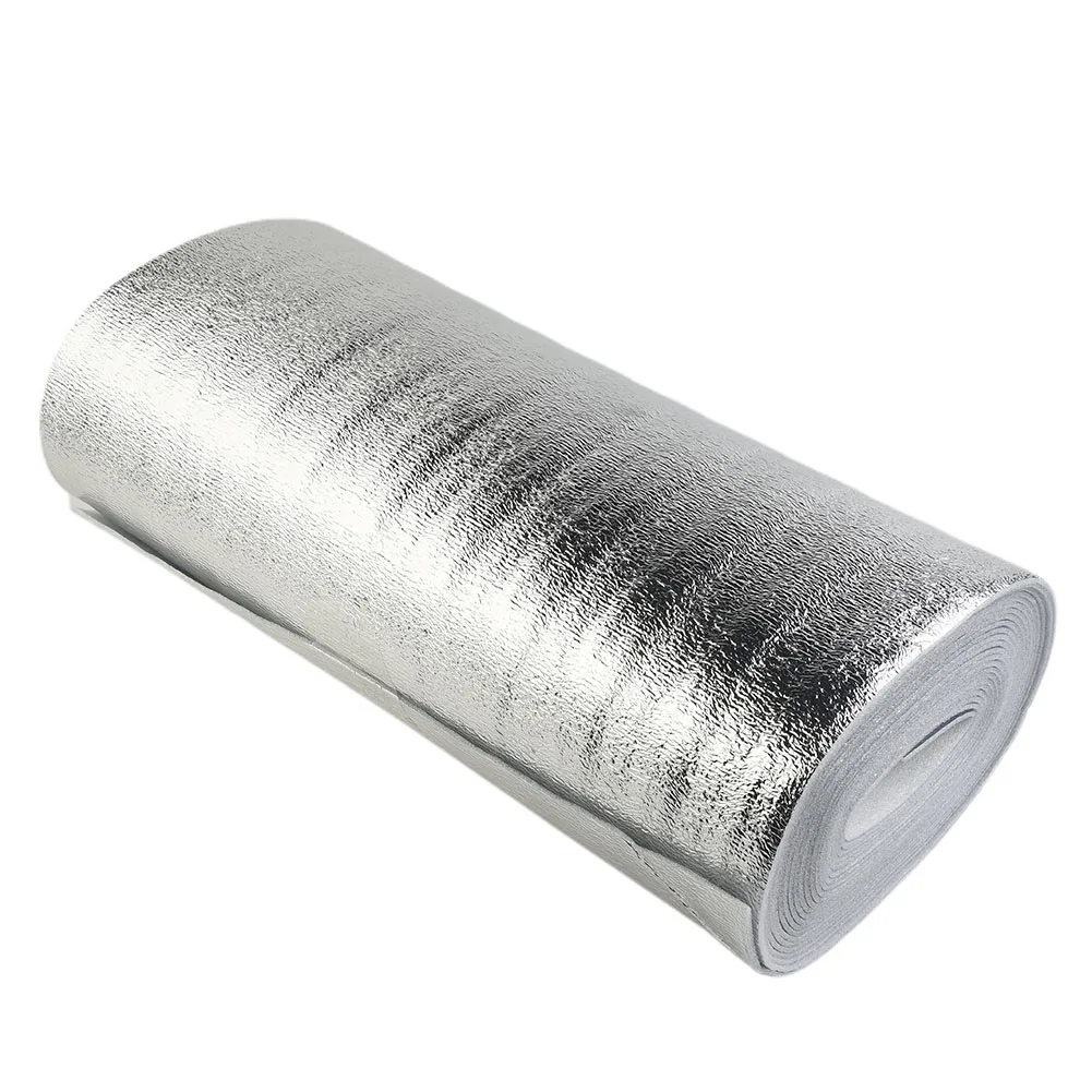 1 Roll Radiator Reflectives Film Wall Thermal Insulation Reflectives Film 5m/10m PET Aluminum Foils Thermal Insulation Films
