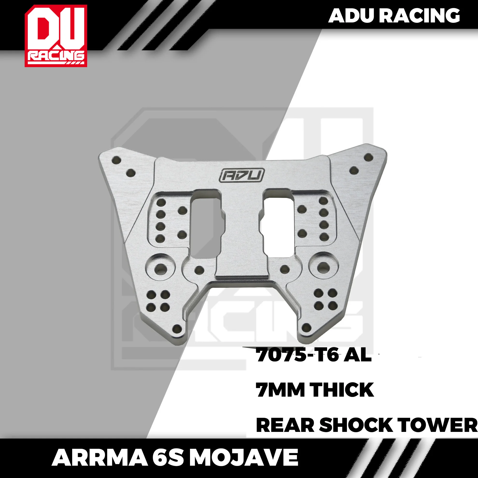 RC Car Parts ADU Racing REAR SHOCK TOWER CNC 7075-T6 ALUMINUM FOR ARRMA 6S MOJAVE