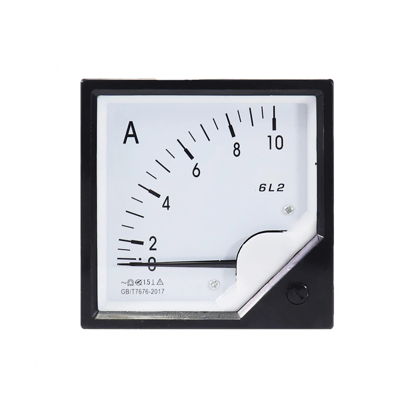 6L2-A Pointer Ammeter Voltmeter 250V 300V 450V HZ Frequency Meter 380V Straight Through Meter 10A 20A 30A 50A