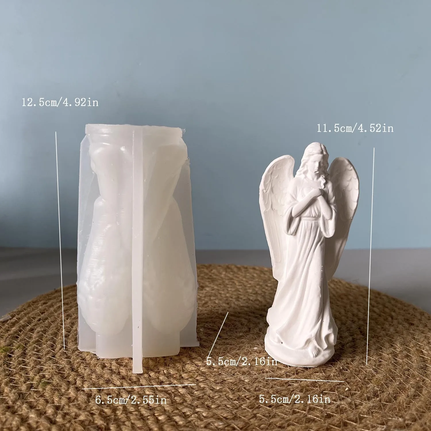 Virgin Mary Plaster Mold 4