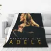 Multifunction Adele 2024 Album Tour Blanket Merch Bedding Decorative Cool Singer Throw Blanket Ultra-Soft Flannel for Car 2