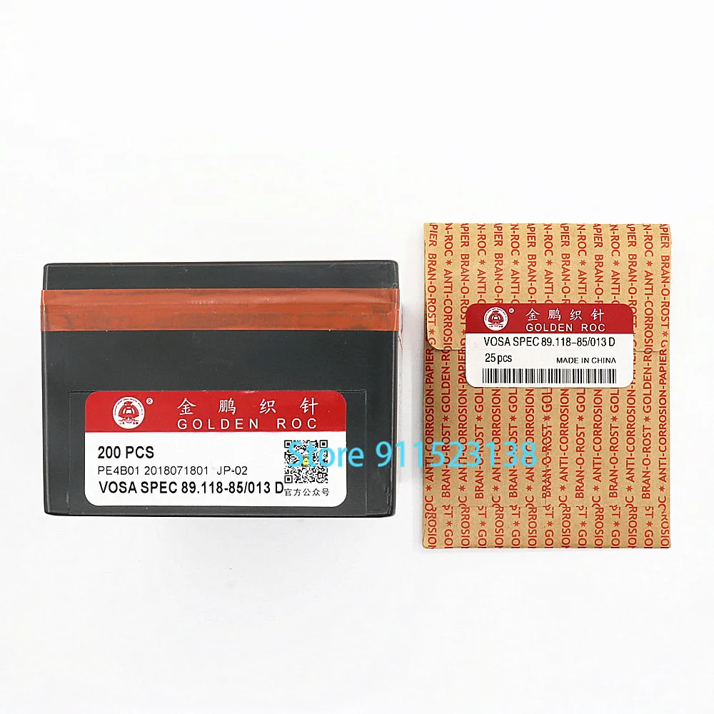 

200 шт. подлинные золотые спицы для вязания Roc Vosa Spec 89,118-85/013 D для шимы, фотокожи, вязальная машина 7 г, игла с большим крючком