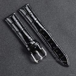 Premium Leather Watch Strap - Universal Replacement for Men & Women, Multiple Size Options Available (Black)