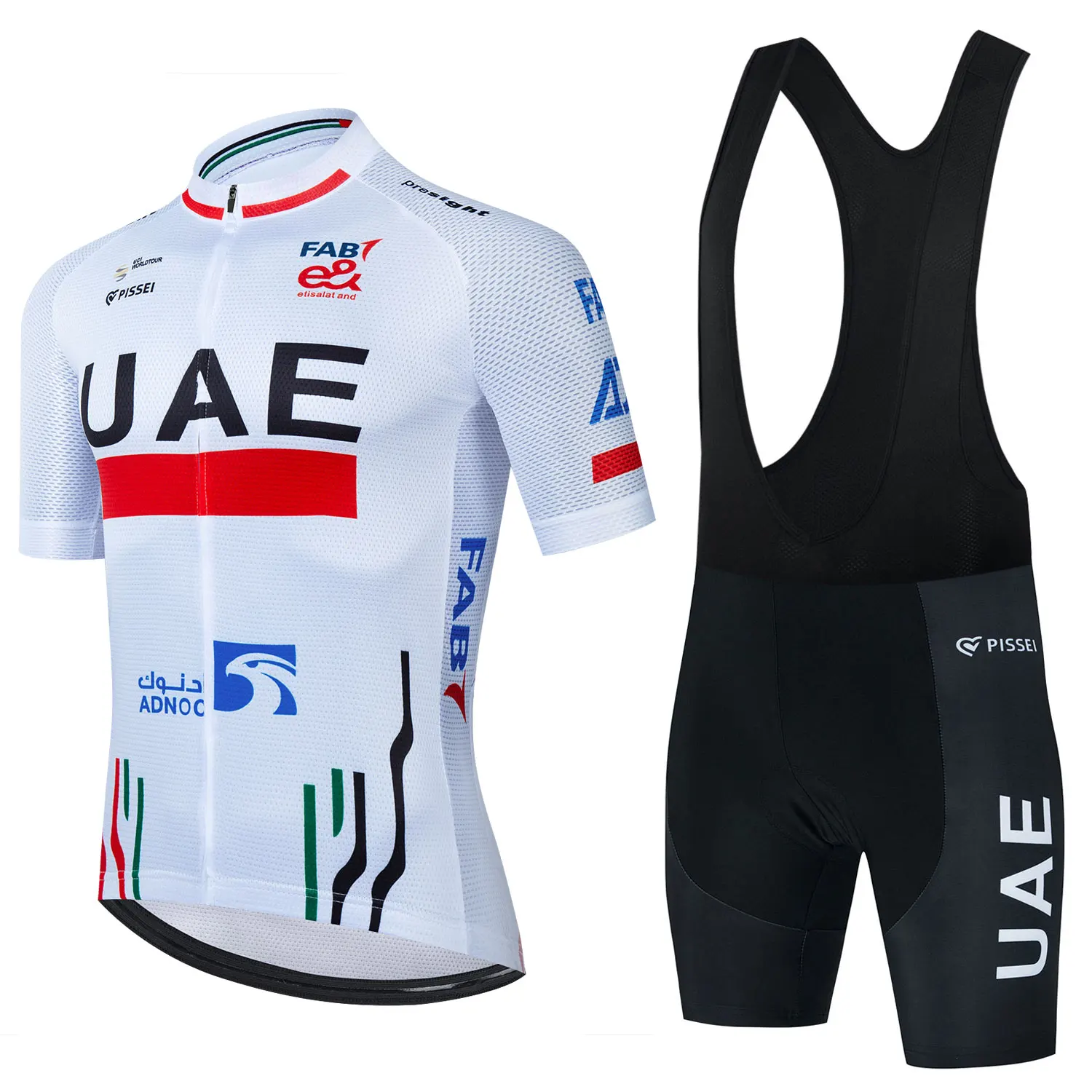 Uae Race Cut Jersey Uae Cycling Jersey Set Summer Men's Ropa