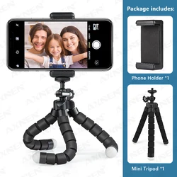 Universal Flexible Sponge Tripod Phone Holder Stand (Mini Sponge Tripod)