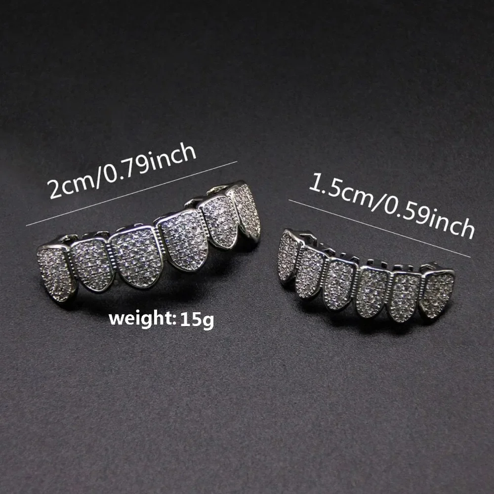 Yousheng Hip Hop Cosplay Halloween Dance Teeth Caps Dental Tooth Grills Party Je