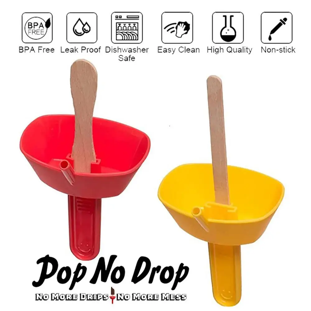 Description Picture 4 of itemSilicone Ice Cream Tools Drip-Proof Popsicle Drip Catcher Ice Pop Stick Holder Ice Cream Protectors Children's Popsicle Stand
