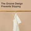 5pcs Pet Apparel Hangers Small Metal Clothes Hanger for Dog Cat Puppet Doll Pet Store Clothes Support Gold Color Mini Hanger 4
