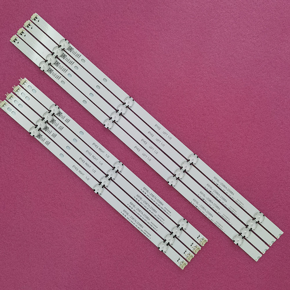 New LED Strip 49LH615V 49LH615V-ZE 49LH630V-ZJ 49LH6420-NE 6916L-2586A 6916L-2587A 2588A 2589A 49 V16 ART3