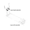 1pcs New Arrival Boutique Store Shoe Display Props Clear Acrylic Pistols Holder Kids Toys Guns Model Display Stand Rack 5