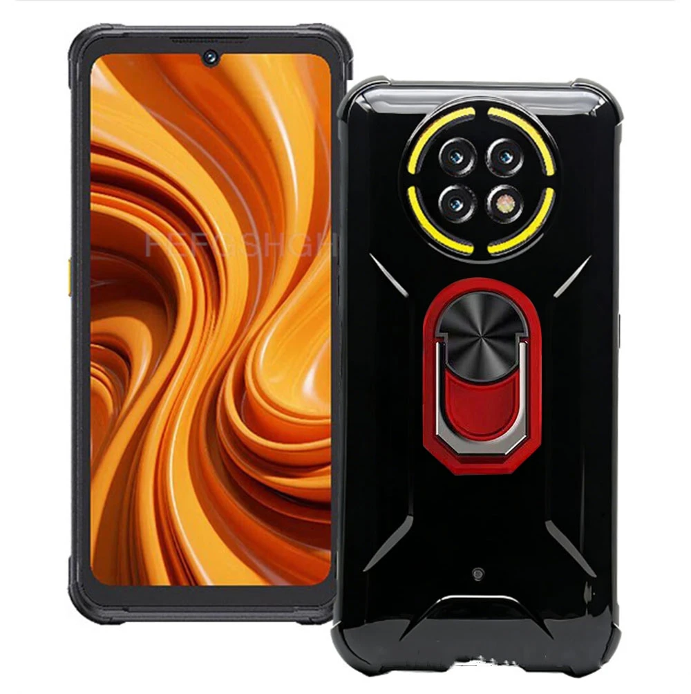 Enhanced Product Title:  
Durable Finger Ring TPU Silicone Phone Case with Bracket