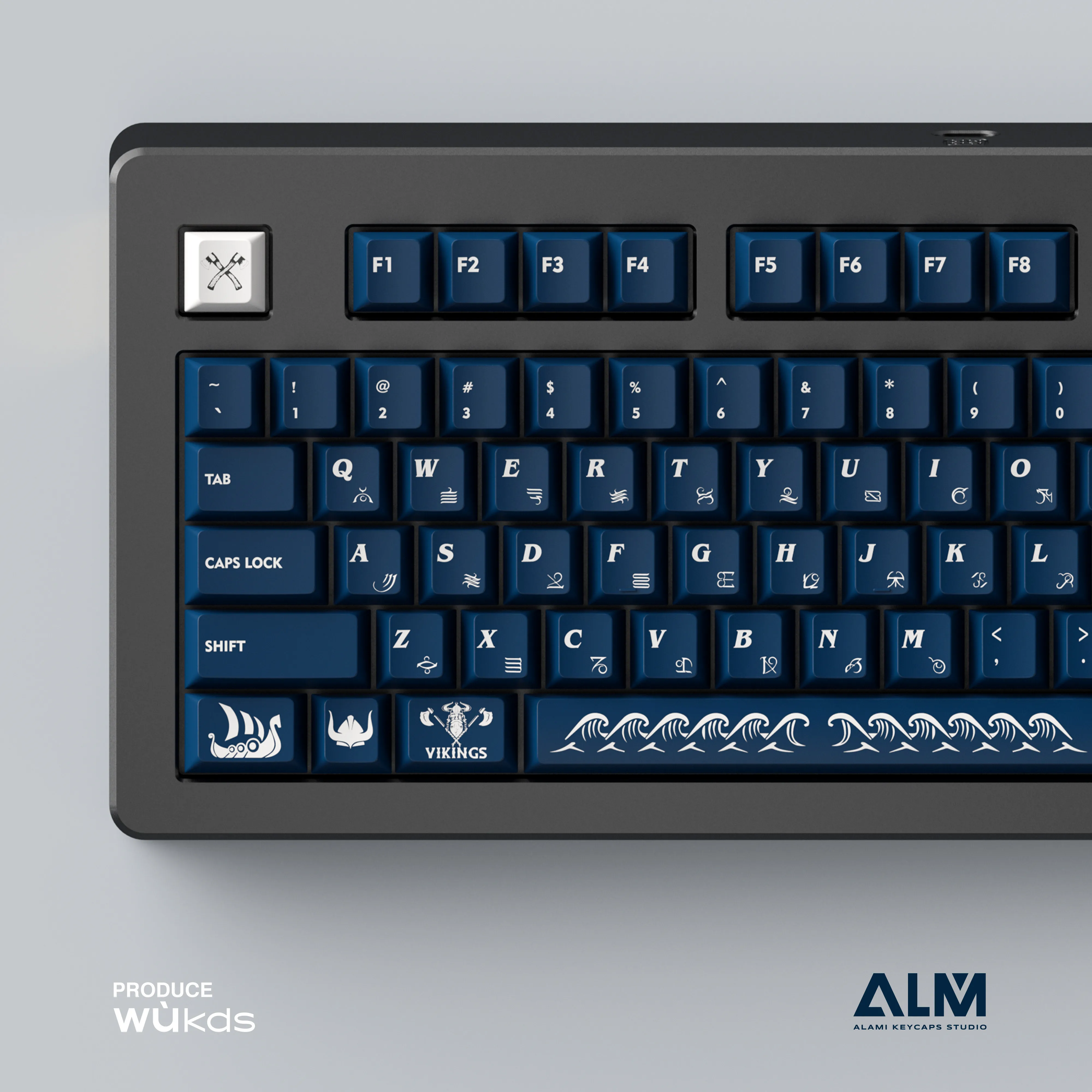 Alami Vikings Keycaps Pbt Dye-sublimação Perfil Cereja Gateron Switches mx Teclado Mecânico 172 Chaves - Imagem 6