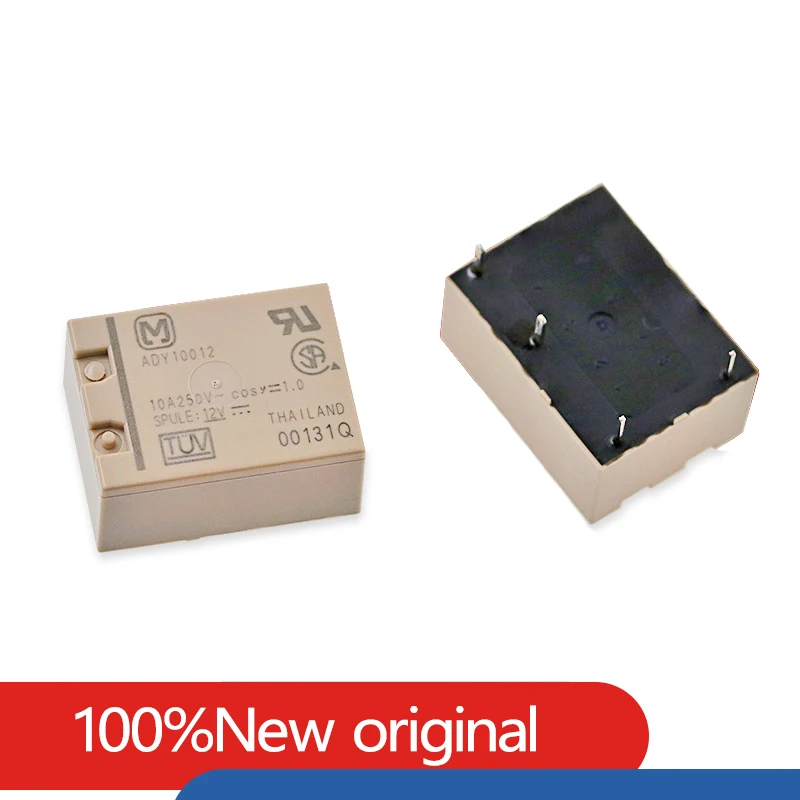 

5 шт. Оригинальное импортное реле ADY10012 4 фута 10A DC12V моностабильный Тип