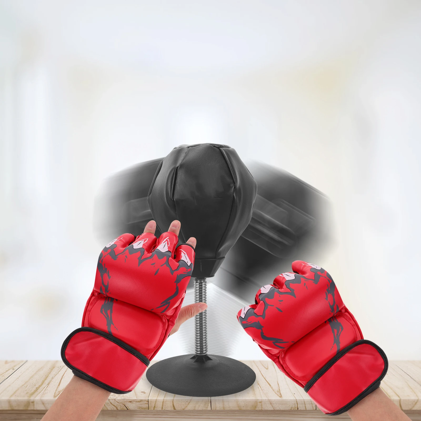 Boxing Training Gloves Half Finger for Adults Kickboxing and MMA - Image 2
