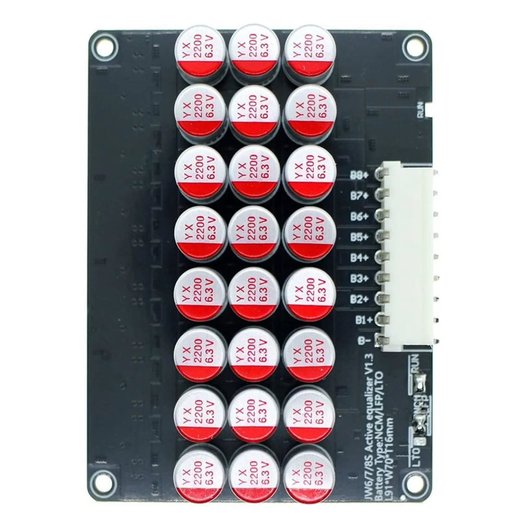 8S Active Equalizer Balancer Lifepo4 Lipo LTO Battery Energy Equalization Capacitor BMS Board