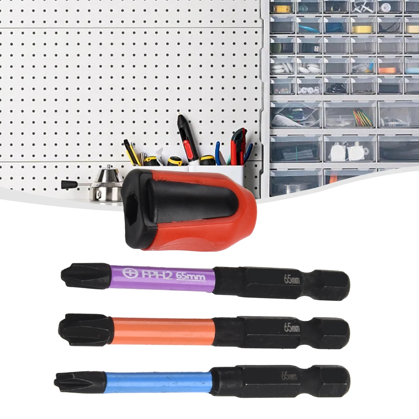 

65mm 110mm Special Slotted Cross Screwdriver Bit With Magnetic Ring FPH FPZ Nutdrivers For Electrician Socket Switch Hand Tools