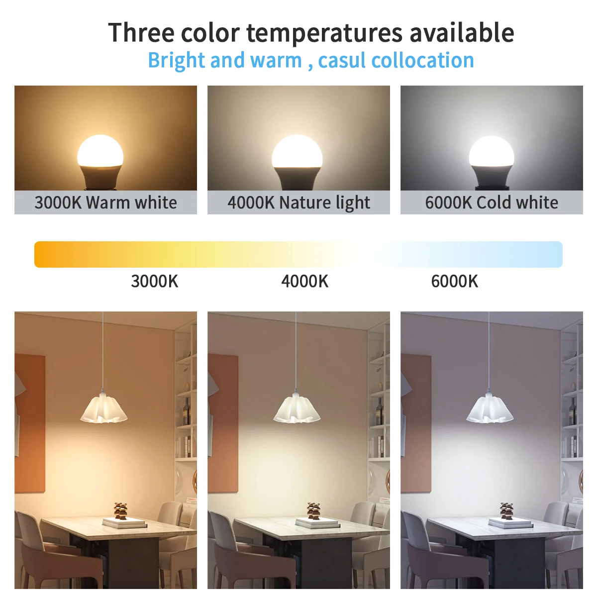 LED 조광 전구, 스폿 캔들 램프, 90% 조광기 응용 월등, E14, E27, GU10, 220V, 5W, 7W, 10W, 1-20 개