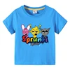 Cartoon Sprunki T Shirt Kids Incredibox Cotton T-shirts Toddler Girls Short Sleeve Tops Boys Summer Clothes Children's Clothing 1