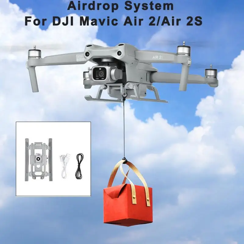 Sistema de Airdrop para Dron DJI AIR 2/2S, dispositivo de entrega de Sistema de Airdrop para Dron DJI AIR 2/2S, dispositivo de entrega de