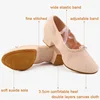 Quality Leather Ballet Dancing Shoes For Women Low Heel Genuine Leather Girls Ballet Jazz Dance Shoes Belly Yoga Teachers's Shoe 3